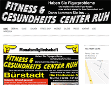 Tablet Screenshot of fitnesscenterruh.de